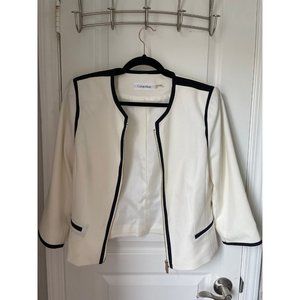 Calvin Klein zipper blazers